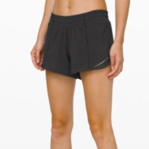 lululemon Hotty Hot Shorts Long 4 Black